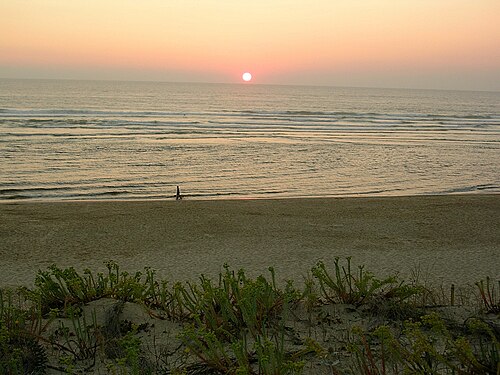 ミミザンビーチの夕日