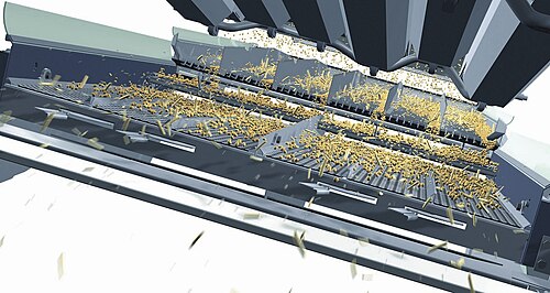 Opti-Fan システムの動作を示すイラスト。
