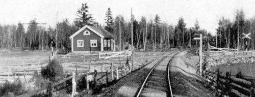 スウェーデンのボヴィクにある鋼板工の小屋（1925 年）