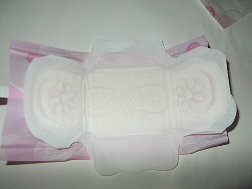 使い捨て生理用ナプキン