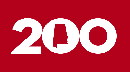 アラバマ州建州200周年を記念して2019年にデザインされたアラバマ州建州200周年記念旗