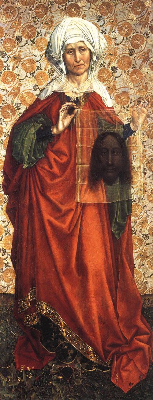 ロベルト・カンピン工房作とされる聖ヴェロニカの肖像