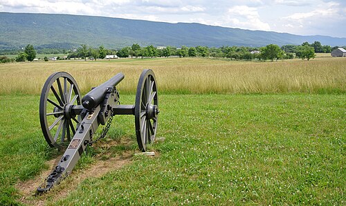 ニューマーケット戦場跡にある「失われた靴の野原」