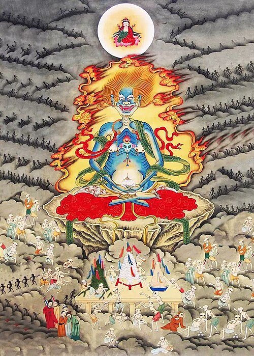 孤独な幽霊、宝寧寺、明代。
