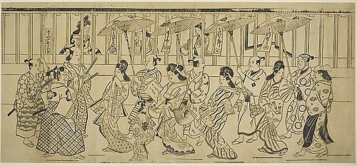 この版画は、師宣が作品に描いた江戸風のエロティシズムの一例である。