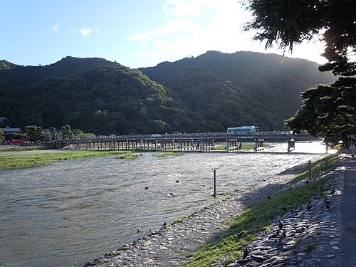 嵐山の渡月橋