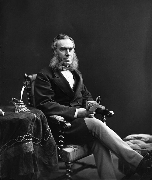 ウィリアム・ノットマン撮影：ピーター・レッドパスの肖像、1871年
