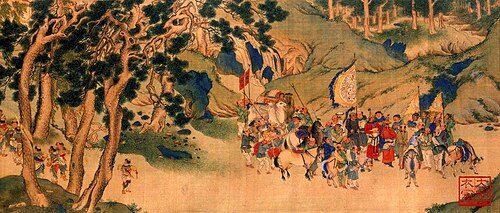 明代の画家邱英（仇英）の『職貢圖』に描かれた、南宋への遼王朝「契丹國」の貢使使節。