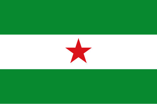 Flag of the Andalusian Nation party