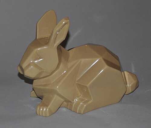 Jaru Art Products のキュービズムウサギ。