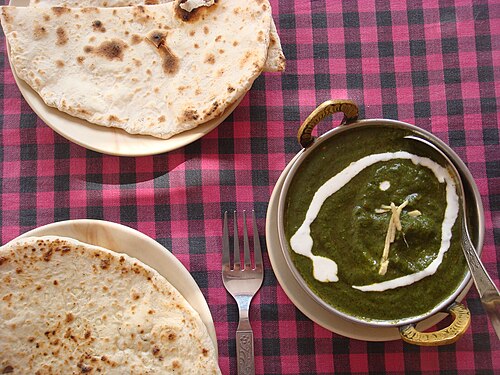 サーグ・ゴシュト、インド料理