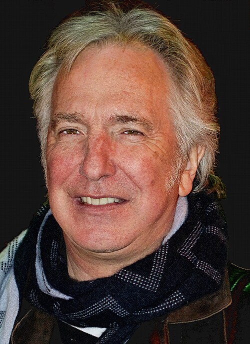 2011年のアラン・リックマンの写真