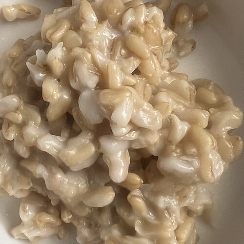 調理済みオート麦
