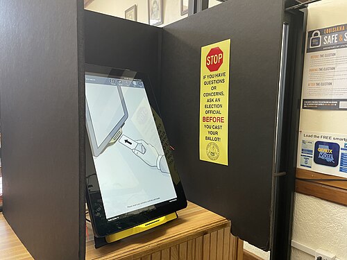 2025年にルイジアナ州で使用される投票機