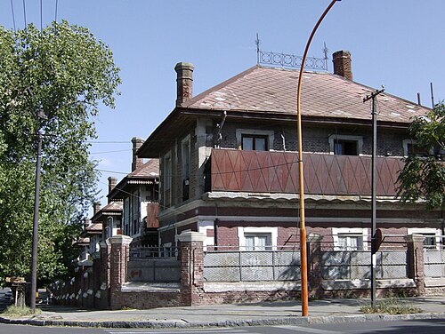 バイアブランカ市の「ニューリバプール」地区の眺め