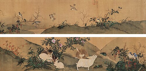 《御臨黃筌花鳥》 国立故宮博物院