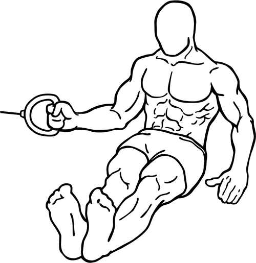 腕を体から遠ざけるように回転させることを外旋といいます。