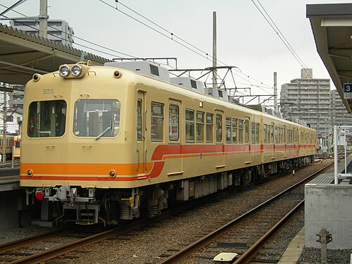 2008年3月の伊予鉄道800系電車