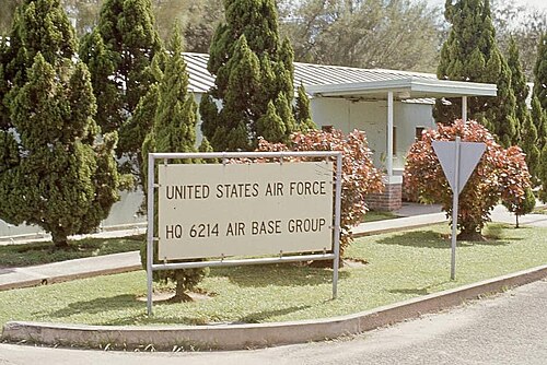 第 6214 航空基地グループ本部、1974 年