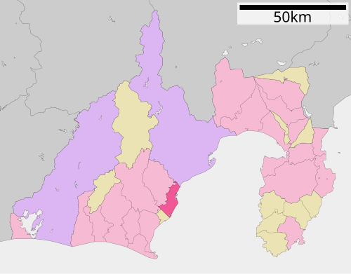 静岡県焼津市の位置