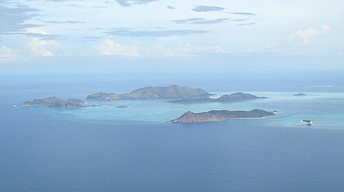 クーヨ諸島北部のクニルバン群。