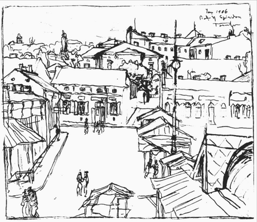 SF。ヤシのスピリドン広場 (1906)