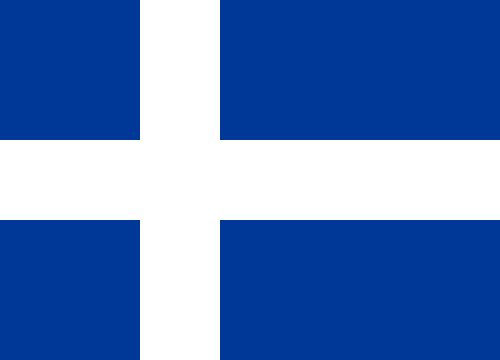アイスランドの旧非公式旗（1900年頃）