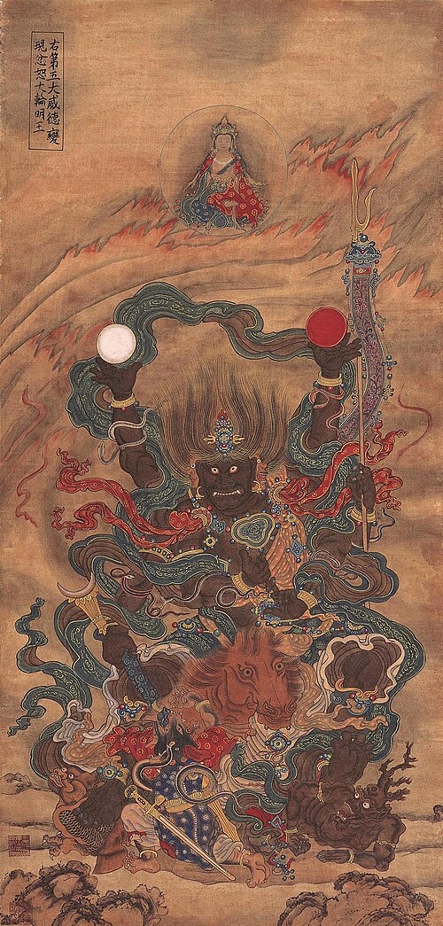 明代、宝寧寺の八賢王の一人、ハヤグリーヴァ。