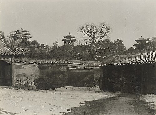 景山公園、清末