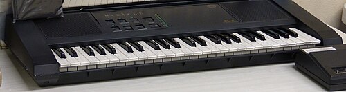 ミラクルピアノティーチングシステムのキーボードの写真