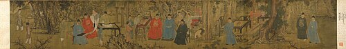 謝歓、杏園の優雅な集い