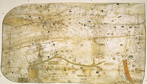 「パリの地図」(AA751)、フランス国立図書館、パリ