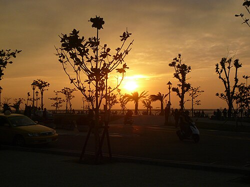 西子湾の夕日