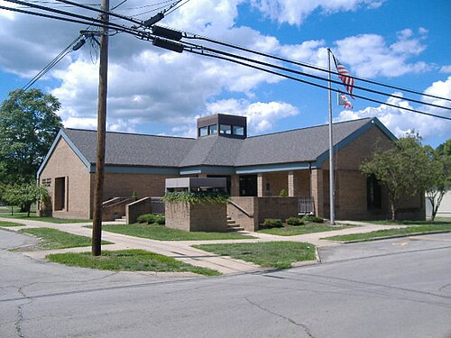 オハイオ州マンチェスター図書館。