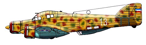 ユーゴスラビア空軍のサヴォイア・マルケッティSM.79。