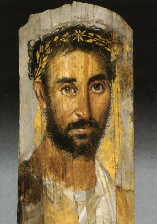 ローマ時代のエジプトで発見されたミイラの肖像画（紀元2～3世紀）