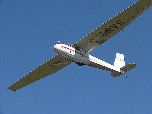 グライダークラスの航空機の例、シュバイツァーSGS 2-33