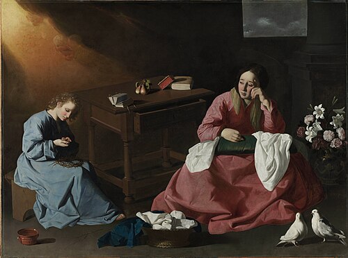 ナザレの家、フランシスコ・デ・スルバラン作、c. 1640年