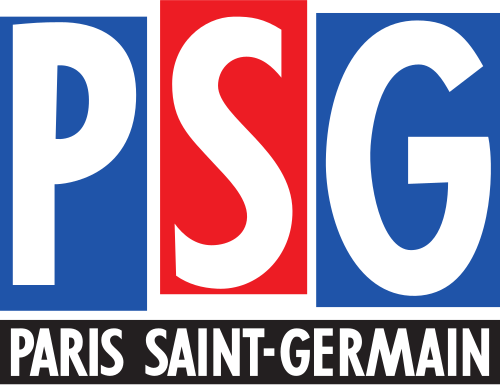パリ・サンジェルマンのロゴ、1992年と1996年。