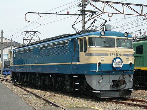 2008年5月、大宮工場のEF65 535