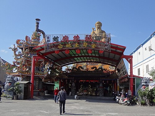 台湾宜蘭県五結市にある筆德を祀る寺院。