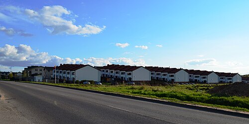 ヴィリニュス郊外のヴィリニュス地区自治体にある住宅街