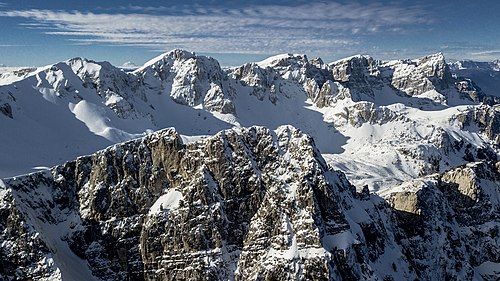 ティンフェ山の航空写真