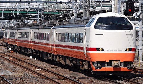 2011年5月に日光線を走行する485系電車
