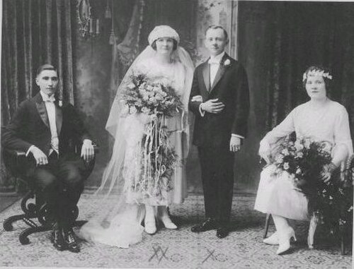 ボルチモア出身のボヘミアンカップルの結婚式。