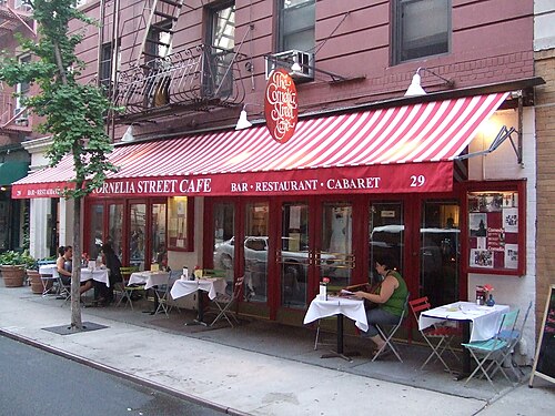 コーネリア ストリート カフェ、2009 年頃