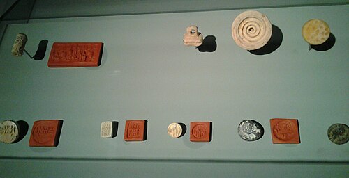 ディルムン時代初期（紀元前2000年～1800年）の印章。