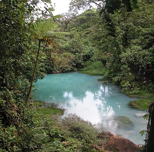 4. Celeste River (Spanish: Río Celeste)
