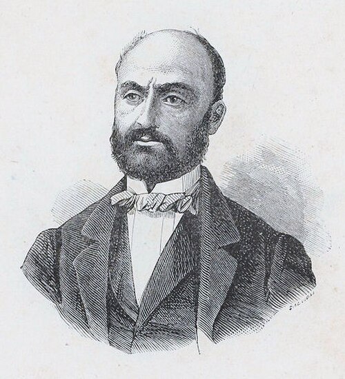 1861 年の肖像画、アリスティド カラニ、イタリア国立公園より