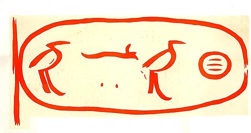 クフ王のピラミッドの落書き、カルトゥーシュの名前